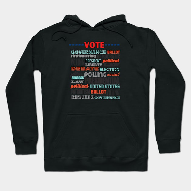 Keep calm and go vote.. Hoodie by Boga